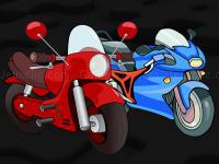 Jeu mobile Cartoon motorbike jigsaw