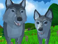 Jeu mobile Wolf simulator wild animals 3d