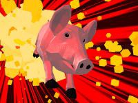 Jeu mobile Crazy pig simulator