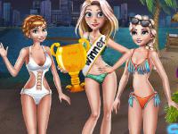 Jeu mobile Girls surf contest
