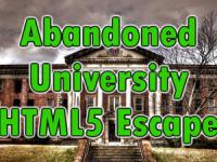 Jeu mobile Abandoned university html5 escape