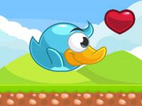 Jeu mobile Baby bird flies in the sky