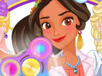 Jeu mobile Princess fidget spinners