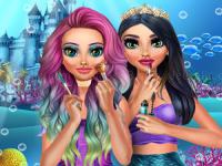 Jeu mobile Mermaids makeup salon