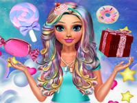 Jeu mobile Katies candy look