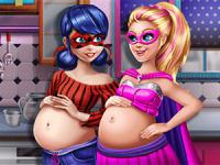 Jeu mobile Hero dolls pregnant bffs