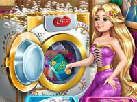 Jeu mobile Goldie princess laundry day