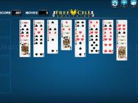 Free cell solitaire