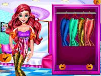 Jeu mobile Ariel halloween party