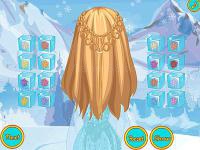 Frozen elsa feather chain braids