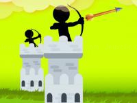 Jeu mobile Stickman archer castle