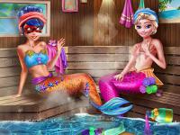 Jeu mobile Mermaids bffs realife sauna