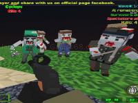 Jeu mobile Blocky combat strike zombie survival