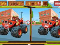Jeu mobile Monster differences truck