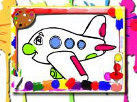 Jeu mobile Airplane coloring book