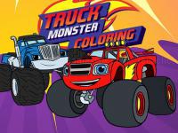Monster truck coloring