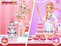 Jeu mobile Princesses cooking challenge: cake