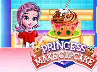 Jeu mobile Princess make cup cake