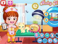 Jeu mobile Baby hazel veterinarian dressup