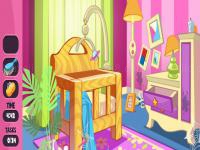 Jeu mobile Baby doll house cleaning game