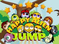 Happy alien jump
