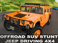 Jeu mobile Offraod suv stunt jeep driving 4x4