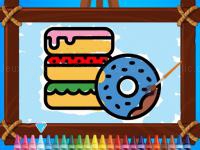 Jeu mobile Kids coloring bakery