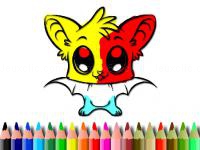 Jeu mobile Cute bat coloring book