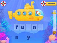 Jeu mobile Submarine spelling practice