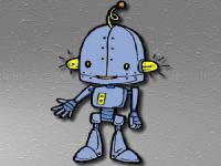 Cartoon robot jigsaw