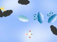 Jeu mobile Dodge the clouds