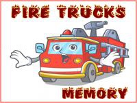 Jeu mobile Fire trucks memory