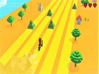 Infinite bike runner game 3d
