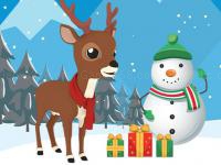 Jeu mobile Christmas deer jigsaw