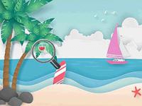 Jeu mobile Hidden beach life