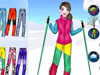 Jeu mobile Happy ski dressup