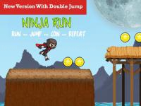 Jeu mobile Ninja run double jump version