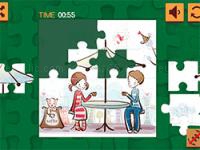 Valentine young love puzzle