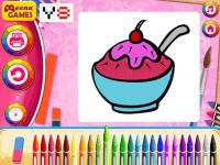 Online ice cream coloring
