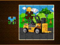 Construction vehicle jigsaw