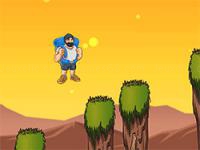 Mountain man climbing