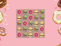 Jeu mobile Delicious food match 3 deluxe