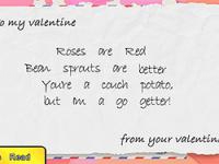 Jeu mobile The random valentine generator