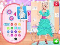 Jeu mobile Princesses crazy dress design