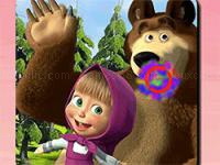 Jeu mobile Masha and the bear: spot the difference