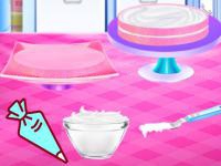 Jeu mobile Cherry blossom cake cooking