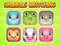 Animals memory matching