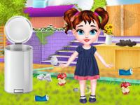 Jeu mobile Baby taylor backyard cleaning