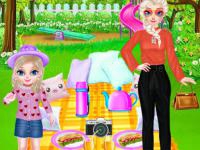 Jeu mobile Princess family picnic day