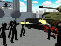 Jeu mobile Stickman city shooting 3d
